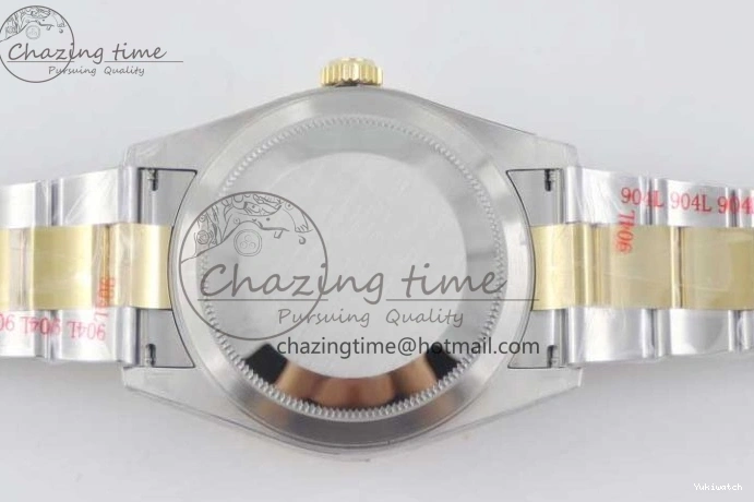 YG Asian SS Dial Edition Sky-Dweller Best 23J to 904L 1:1 Noob White on Bracelet 9001 SS YG 0301